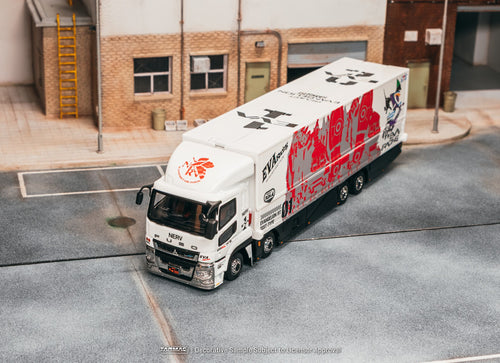 Load image into Gallery viewer, (Pre-order) Tarmac Works 1/64 Mitsubishi Fuso Super Great EVA Racing Truck
