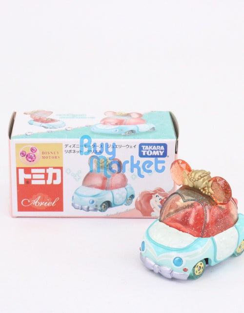 Load image into Gallery viewer, Takara Tomy Tomica Disney Motors Jewelryway Ribonet Ariel Mini Diecast Toy Car
