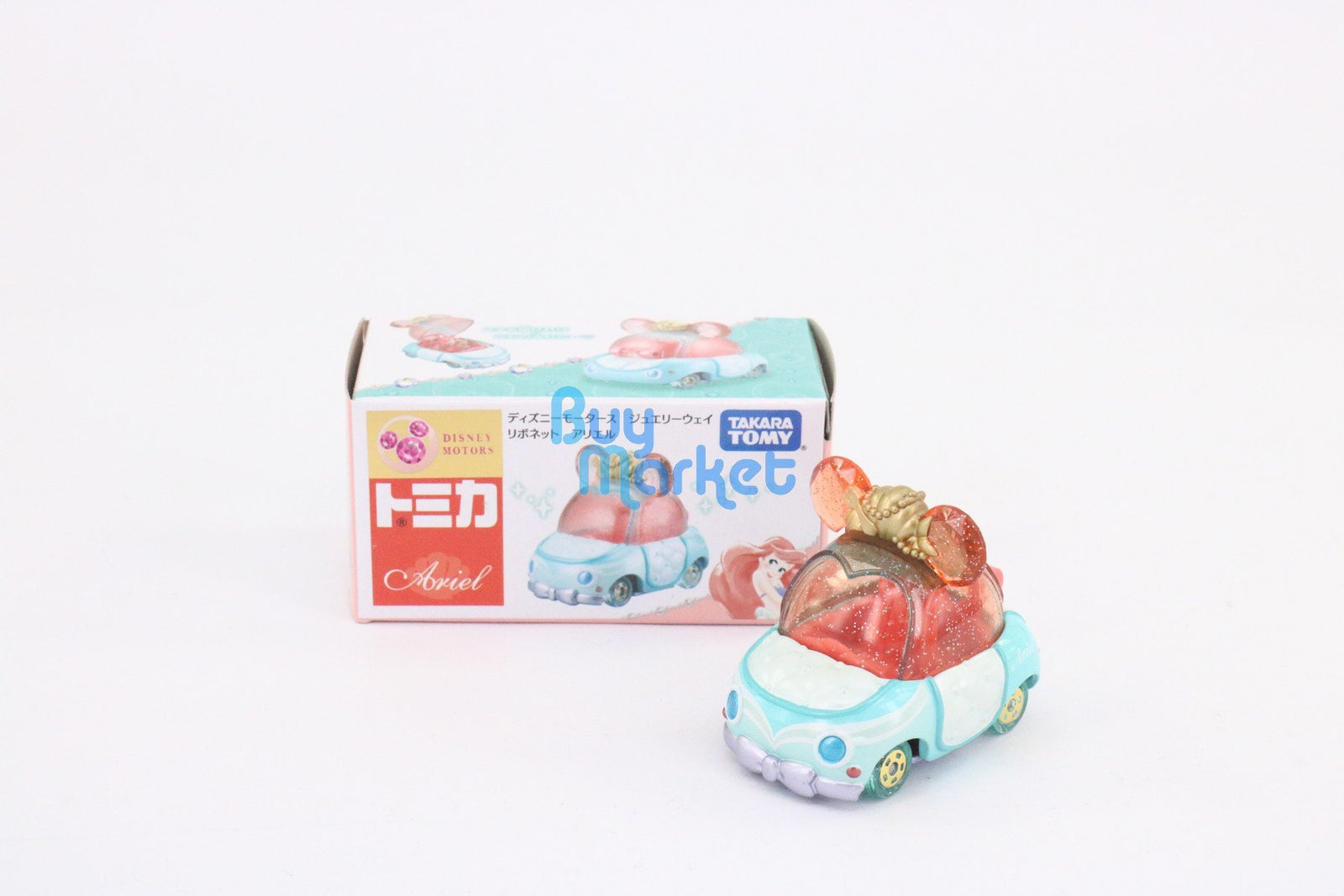 Takara Tomy Tomica Disney Motors Jewelryway Ribonet Ariel Mini Diecast Toy Car