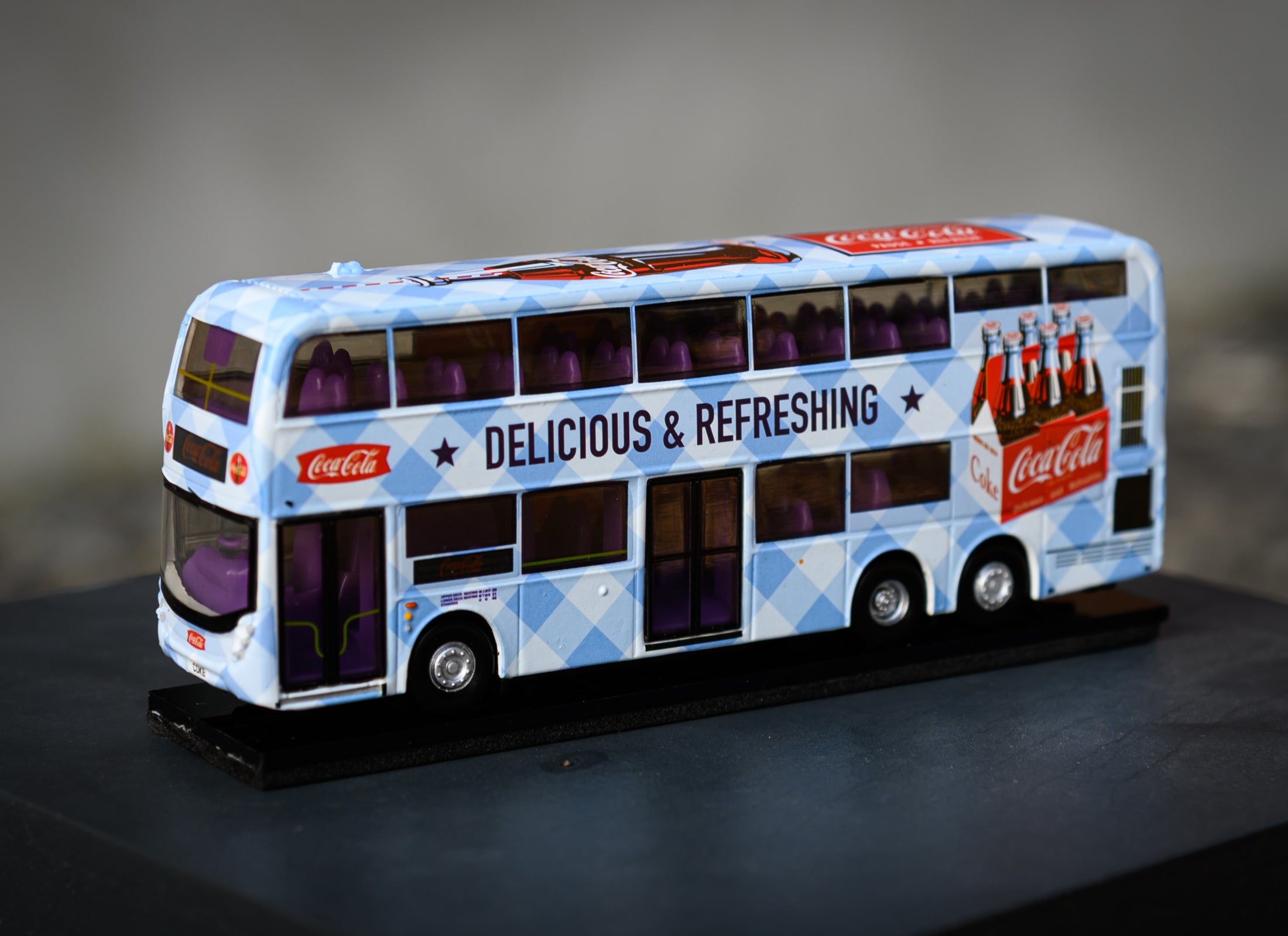 Tiny City Die-cast Model Car - ADL Enviro500 MMC 12m Coca-Cola Model Bus