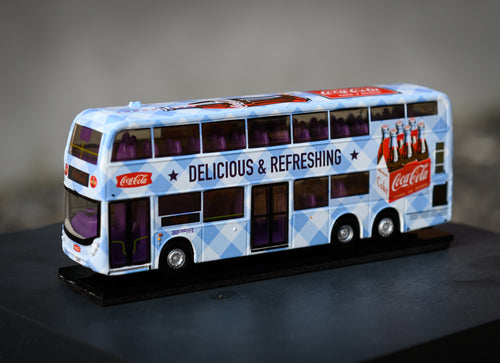 Load image into Gallery viewer, Tiny City Die-cast Model Car - ADL Enviro500 MMC 12m Coca-Cola Model Bus
