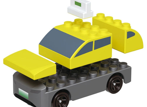 Load image into Gallery viewer, Takara Tomy Tomica Plarail Blocks EV Mobility Set
