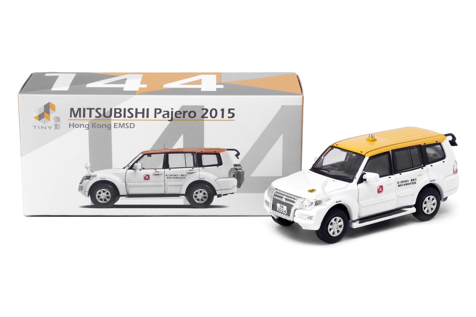 Tiny City 144 Die-cast Model Car - 1/76 Mitsubishi Pajero 2015 EMSD