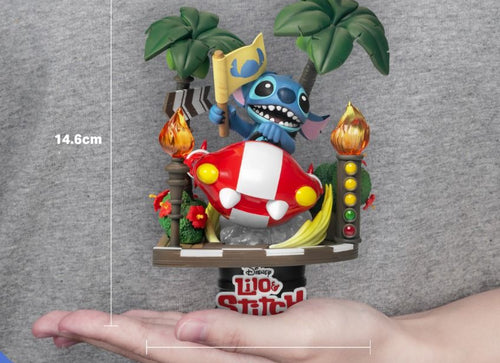 Load image into Gallery viewer, Beast Kingdom Diorama Stage-108- Disney Stitch Racing Car
