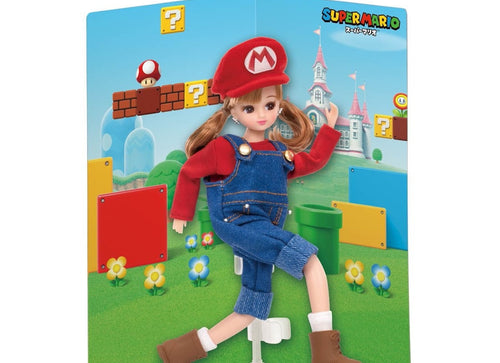 Load image into Gallery viewer, Takara Tomy Licca LD-33 Super Mario Daisuki Rika-chan (Licca-chan) Doll

