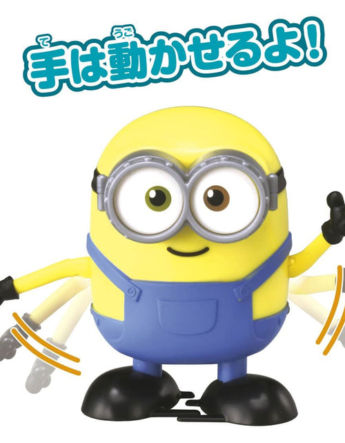Load image into Gallery viewer, Takara Tomy &quot;Minions 2&quot; Toy - Push N Go Dance Action Bob
