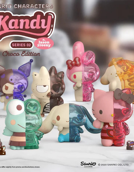 Mighty JAXX KANDY X SANRIO FT. JASON FREENY (Choco Edition) BLIND BOX 6 FIGURES