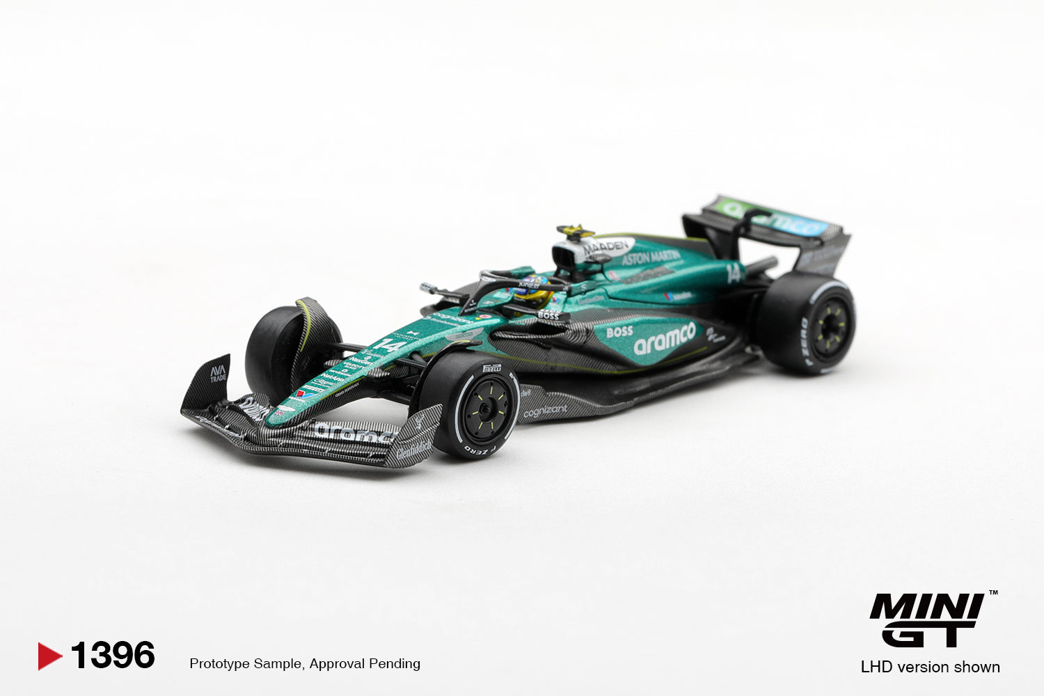 (Pre-order)Mini GT #1396 Aston Martin AMR24 #14 Fernando Alonso 2024 F1 LasVegas