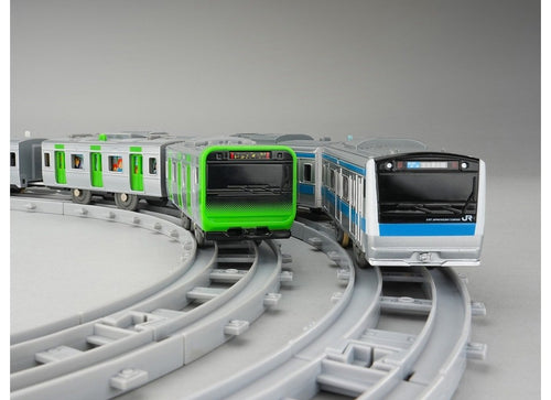 Load image into Gallery viewer, Takara Tomy Plarail Real Class Real Double Track Outer Curved Rail Toy 4pcs Set
