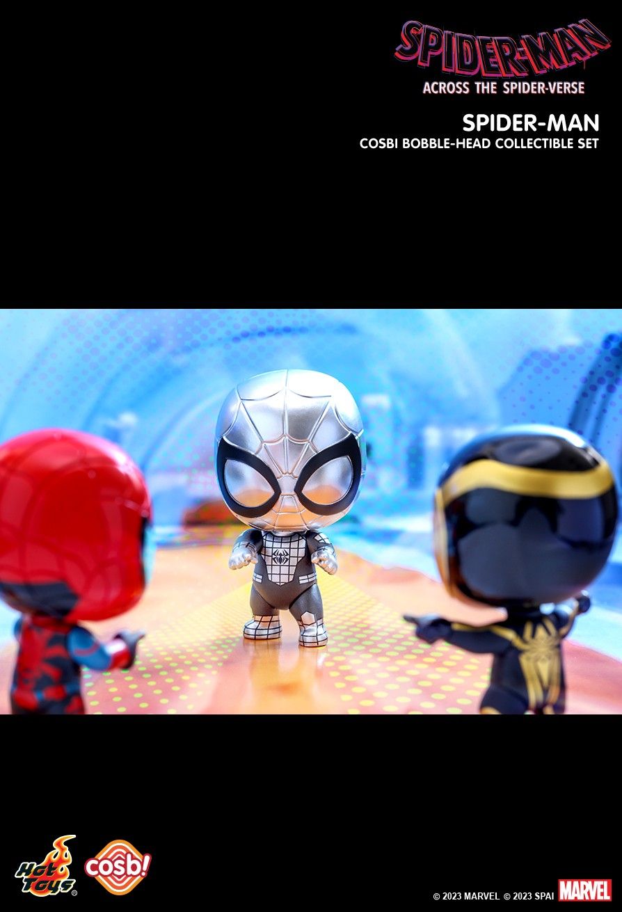 Hot Toys Marvel SPIDER-MAN: ACROSS THE SPIDER-VERSE COSBI BOBBLE-HEAD SET 3