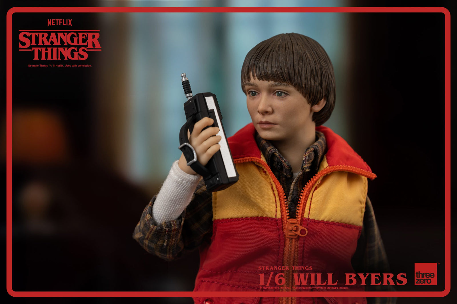 Threezero Stranger Things 1/6 Will Byers Action Figure Set with accessories