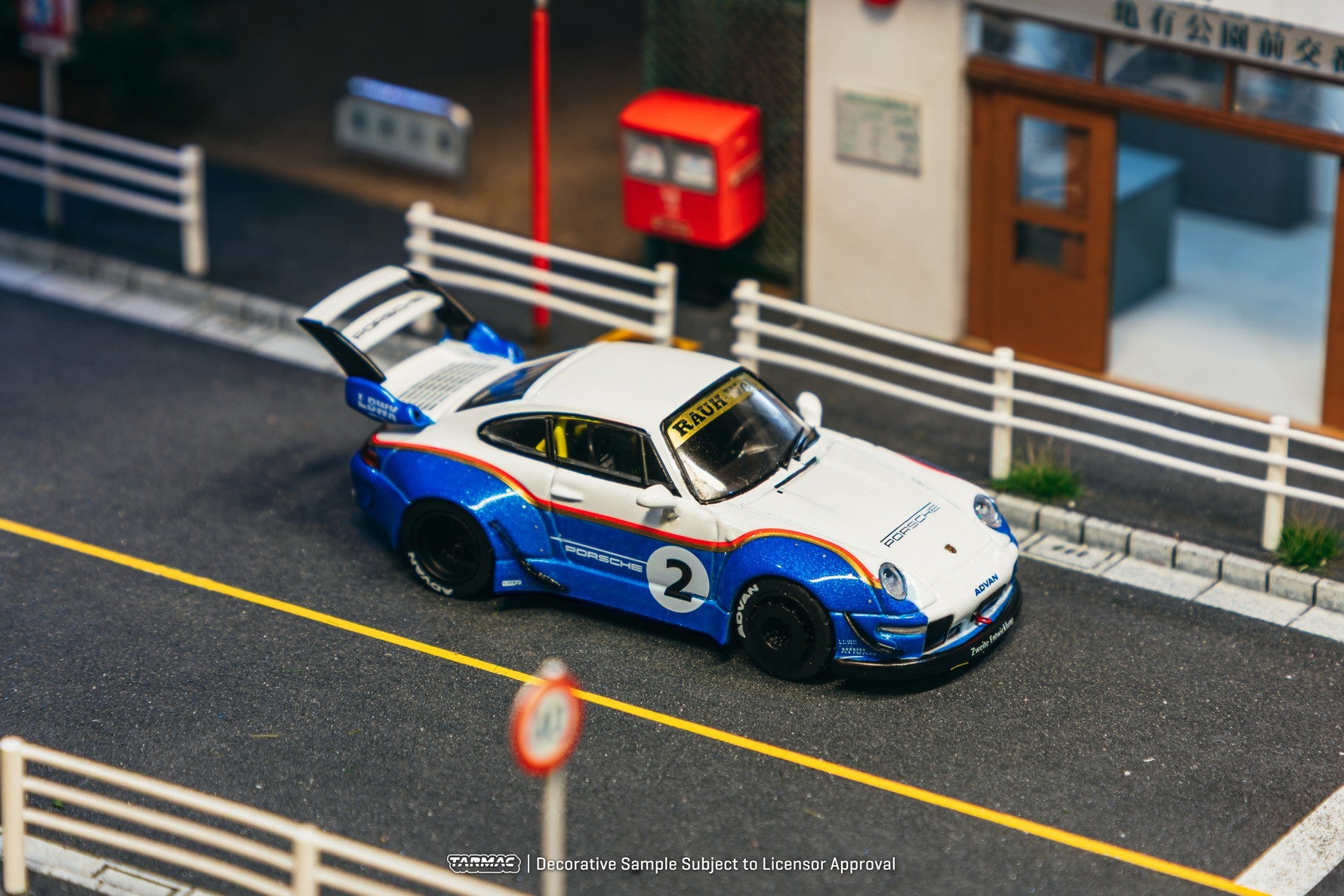 Tarmac Works 1/64 RWB 993 Liberty Walk with Container Display Box