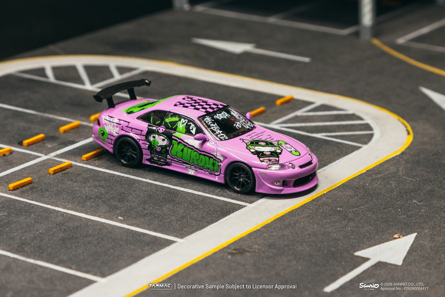 (Pre-order) Tarmac Works 1/64 VERTEX Toyota Soarer JZZ30 Kuromi Diecast Model