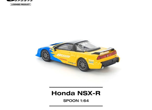 Load image into Gallery viewer, (Pre-order) POP RACE 1/64 HONDA NSX-R SPOON Diecast Model Car #PR640299
