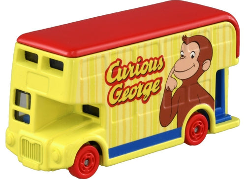 Load image into Gallery viewer, Takara Tomy Dream Tomica SP Curious George Friend Bus Model Car
