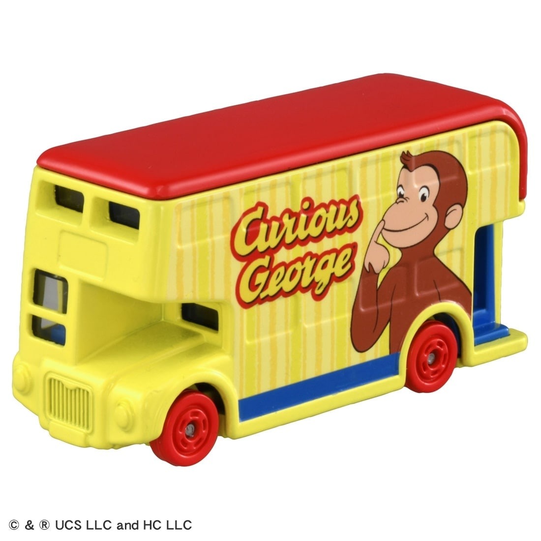 Takara Tomy Dream Tomica SP Curious George Friend Bus Model Car