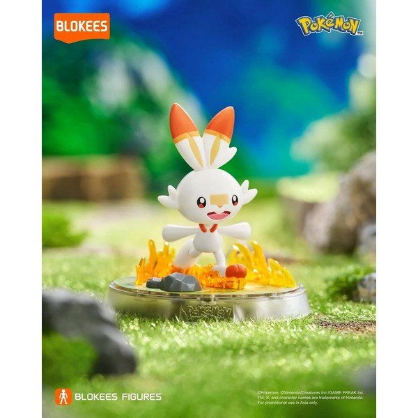 Blokees Pokemon Classic Version-S Scorbunny Buildable Action Figure Model Kit