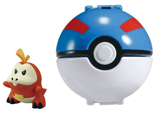 Load image into Gallery viewer, Takara Tomy Pokemon Moncolle Monster Collection Pokedel-Z Fuecoco Super Ball
