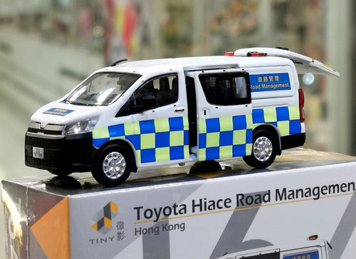 Load image into Gallery viewer, Tiny City 164 Die-cast 1:64 Model Car Toyota Hiace H300 Road Management
