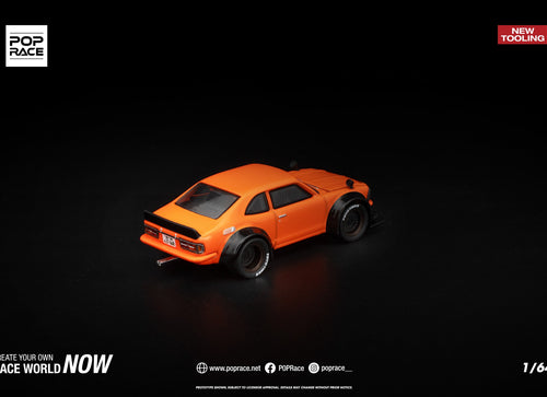 Load image into Gallery viewer, (Pre-order) POPRACE 1/64 TOYOTA COROLLA KE25 ORANGE Diecast Model Car
