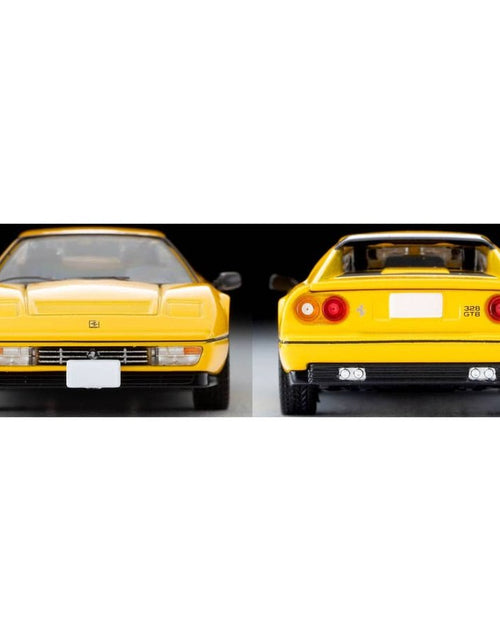 Load image into Gallery viewer, Takara Tomy Tomytec TLV-N Ferrari 328 GTB (Yellow) Diecast car
