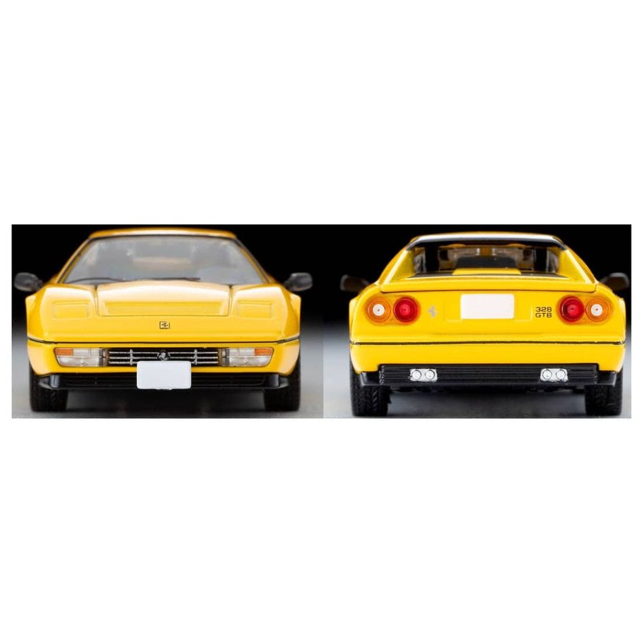 Takara Tomy Tomytec TLV-N Ferrari 328 GTB (Yellow) Diecast car