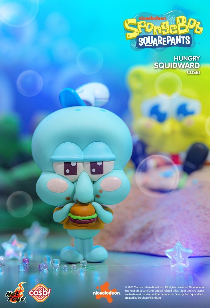 Hot Toys SpongeBob SquarePants Cosbi Bobble-Head Figure Collection (Set of 8)