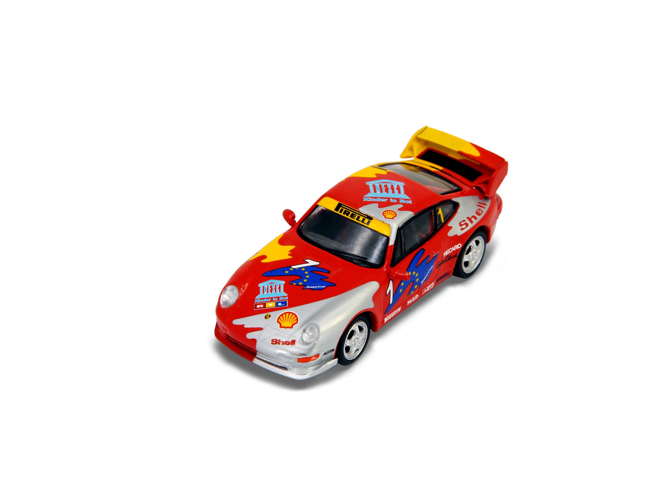 SPARKY x TINY 1/64 Porsche 993 Carrera Cup 1993 Shell Model Set