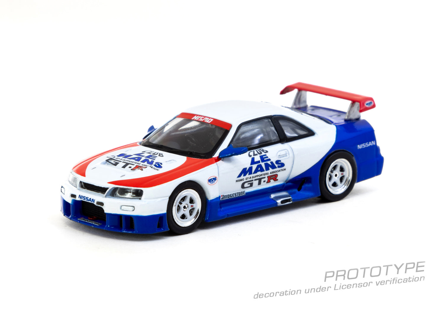 Tarmac Works 1/64 Nissan NISMO GT-R LM Test Car Diecast Model