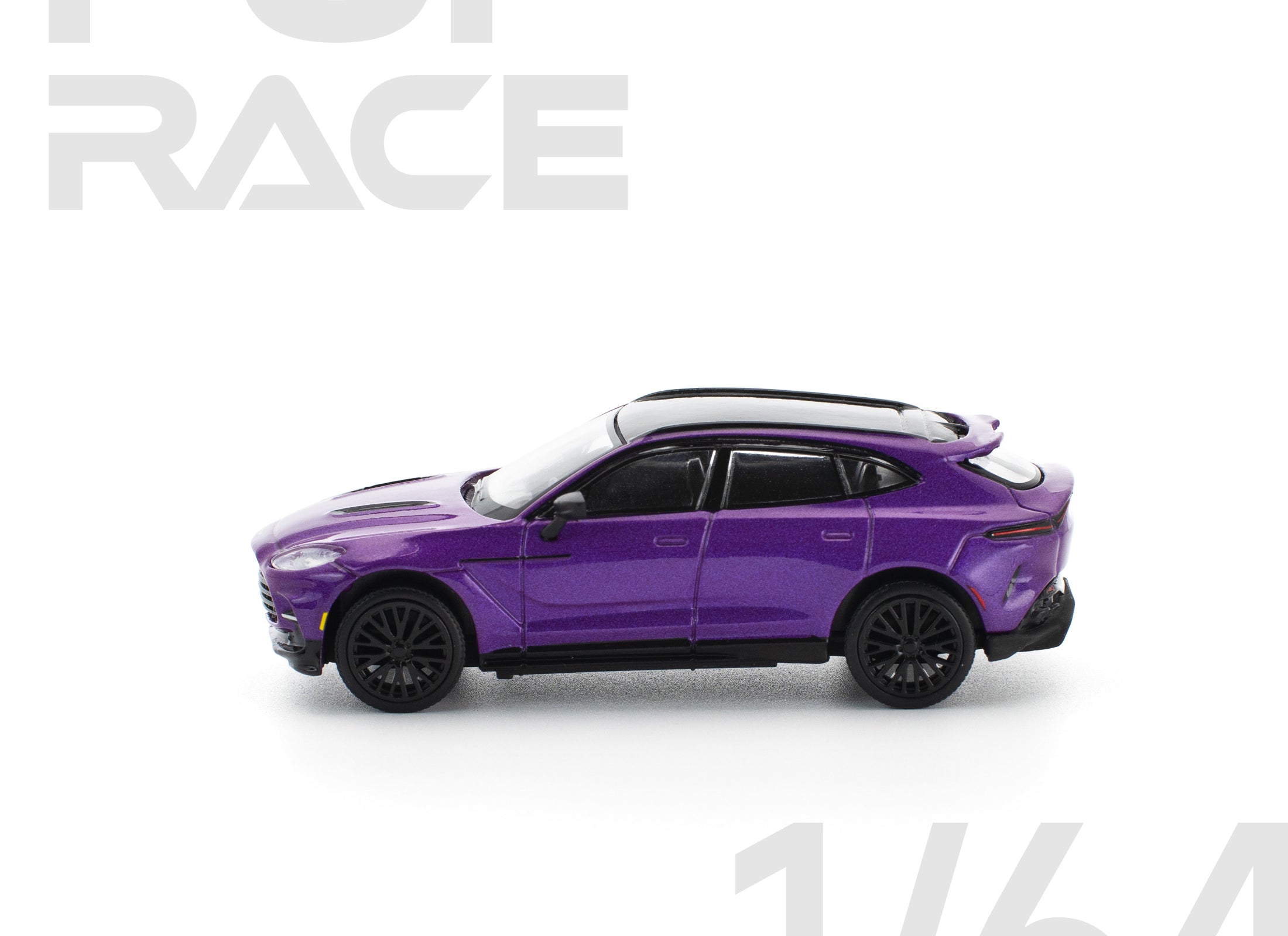 POPRACE 1/64 ASTON MARTIN DBX 707 - STORM PURPLE Model Car