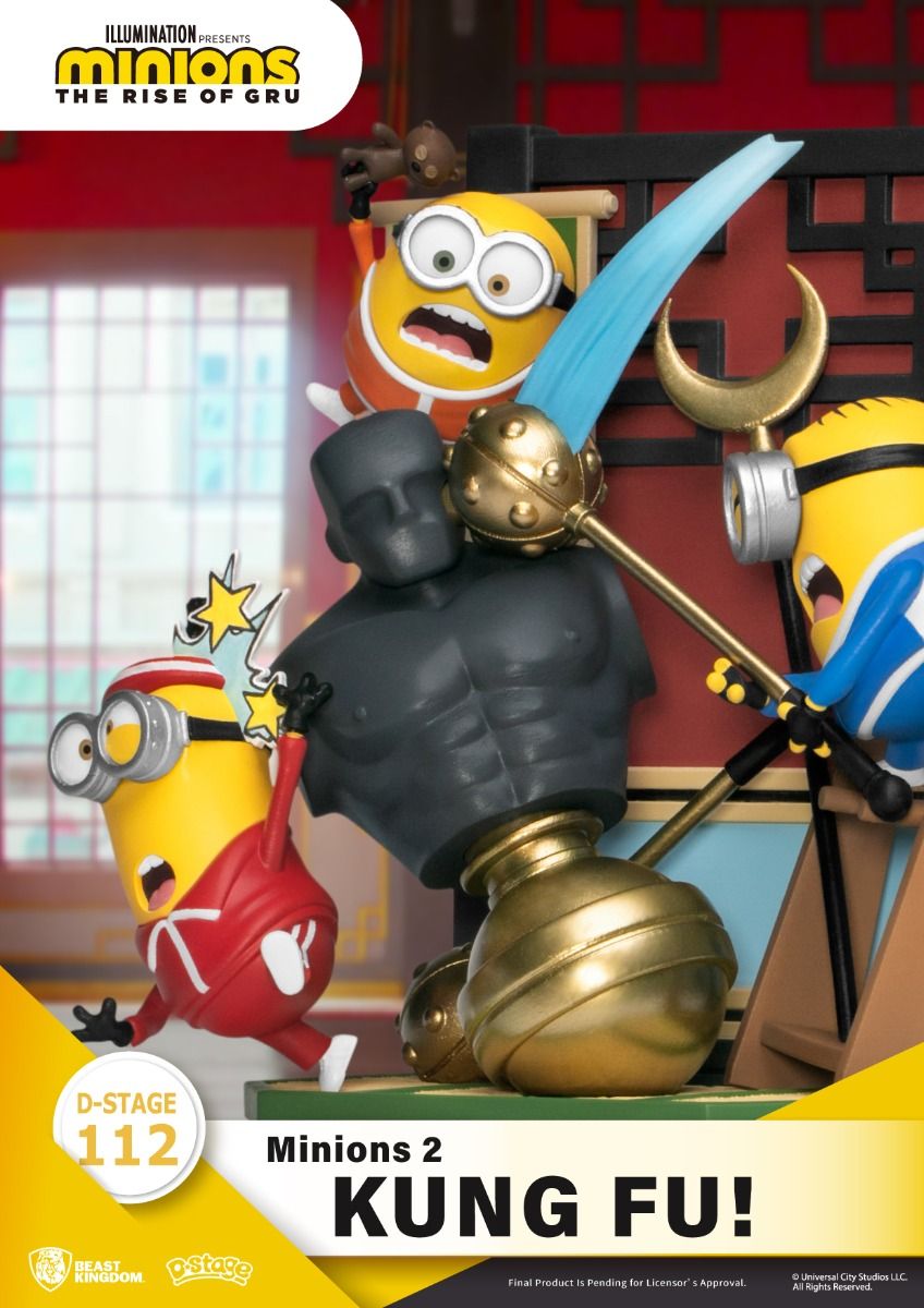 Beast Kingdom Diorama Stage-112 - Minions 2 - Kung Fu!
