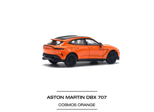 Load image into Gallery viewer, POPRACE 1/64 ASTON MARTIN DBX 707 - COSMOS ORANGE Model Car
