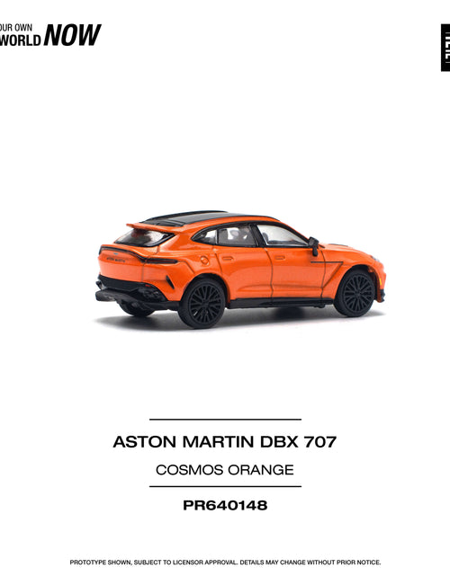 Load image into Gallery viewer, POPRACE 1/64 ASTON MARTIN DBX 707 - COSMOS ORANGE Model Car
