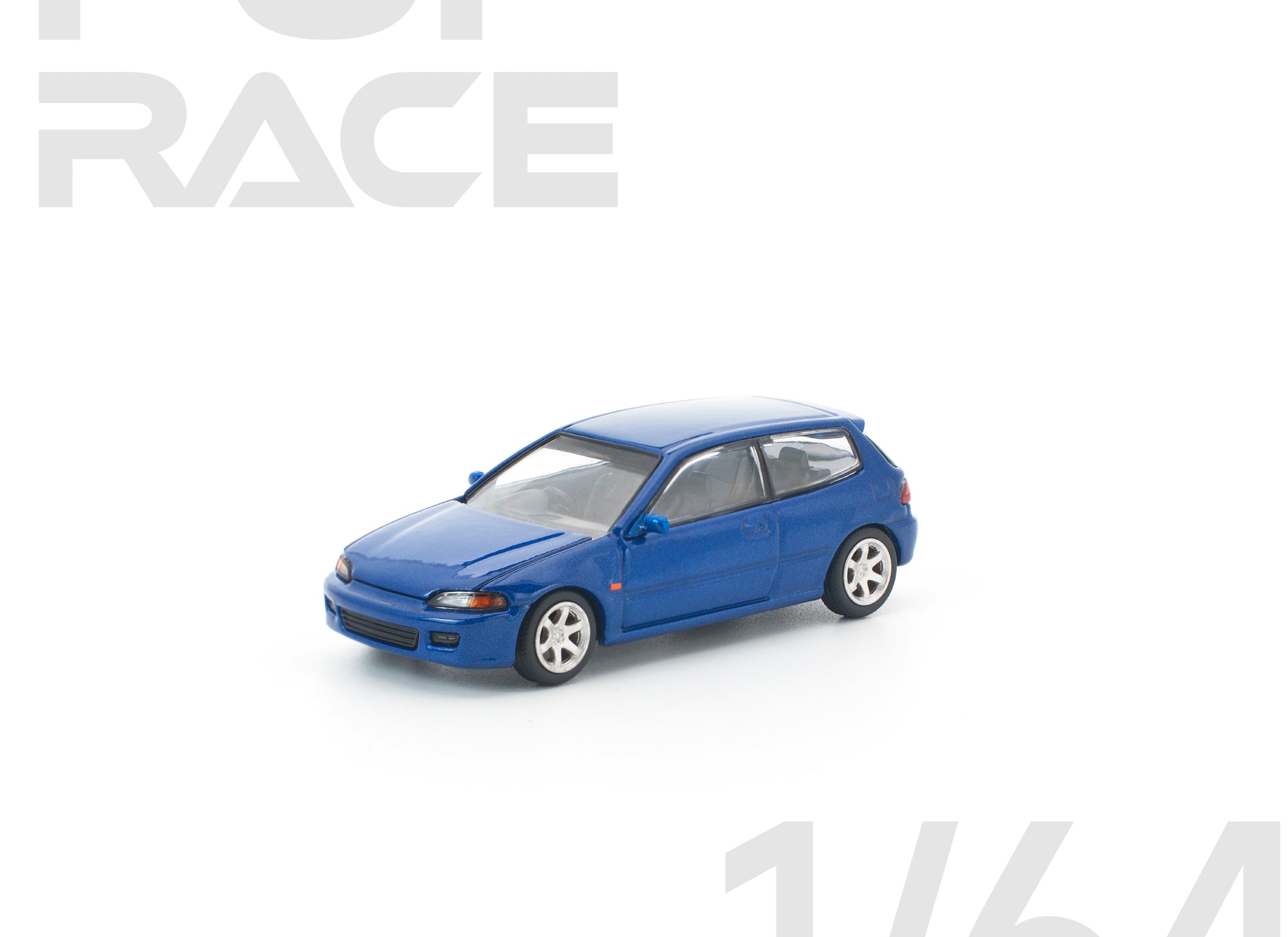 (Pre-order) POPRACE 1/64 HONDA CIVIC (EG6) CAPTIVA BLUE Model Car #PR640475