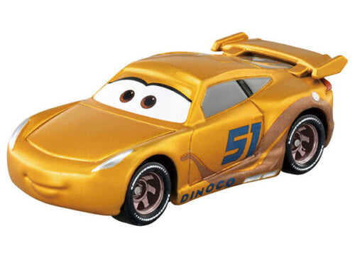 Load image into Gallery viewer, Takara Tomy Disney Tomica PIXAR CARS C-35 Cruz Ramirez (Rusteze Dinoco Type)
