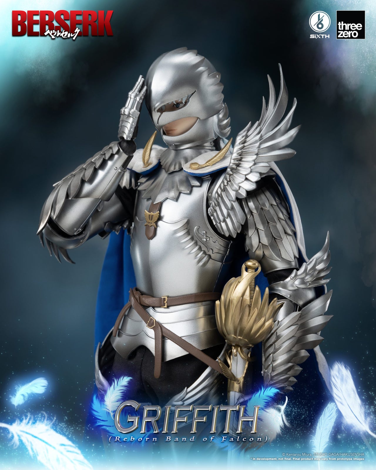 ThreeZero 1:6 BERSERK Griffith (Reborn Band of Falcon) Action Figure