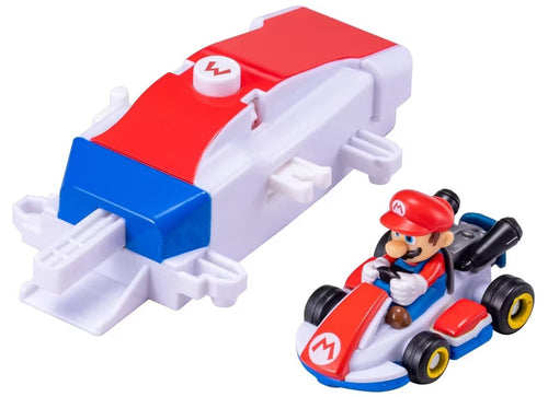 Load image into Gallery viewer, Takara Tomy Drift Tomica Mario Kart Drift Starter Set Mario &amp; Standard Kart
