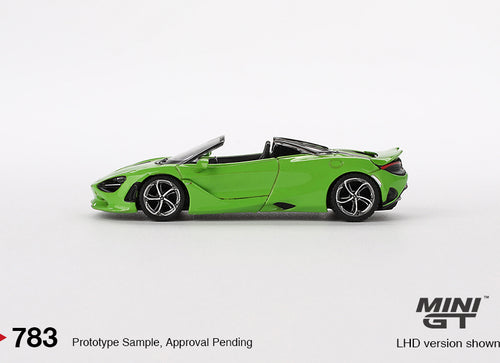 Load image into Gallery viewer, Mini GT #783 1/64 McLaren 750S Mantis Green (RHD) Diecast Car
