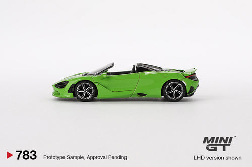 Load image into Gallery viewer, Mini GT #783 1/64 McLaren 750S Mantis Green (RHD) Diecast Car
