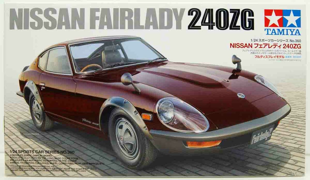 Tamiya #24360 1/24 Sport Car Series - NISSAN Fairlady 240ZG Model Kit