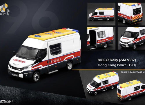 Load image into Gallery viewer, Tiny City 96 Die-cast Model Car - Iveco Daily Police Patrol Car TSD
