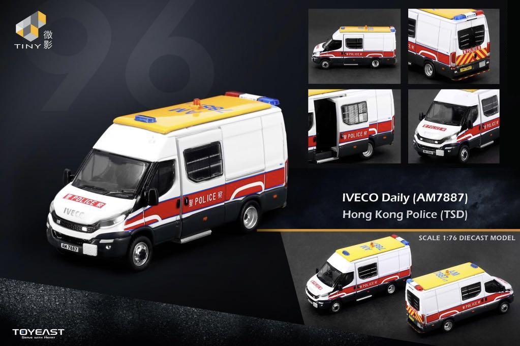 Tiny City 96 Die-cast Model Car - Iveco Daily Police Patrol Car TSD
