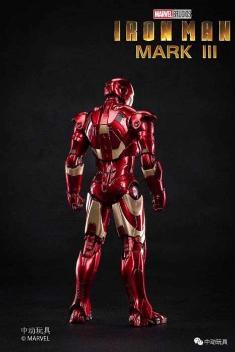 ZD Toys Marvel Avengers 1/10 Iron Man MK3 Action Figure with Lighting Function