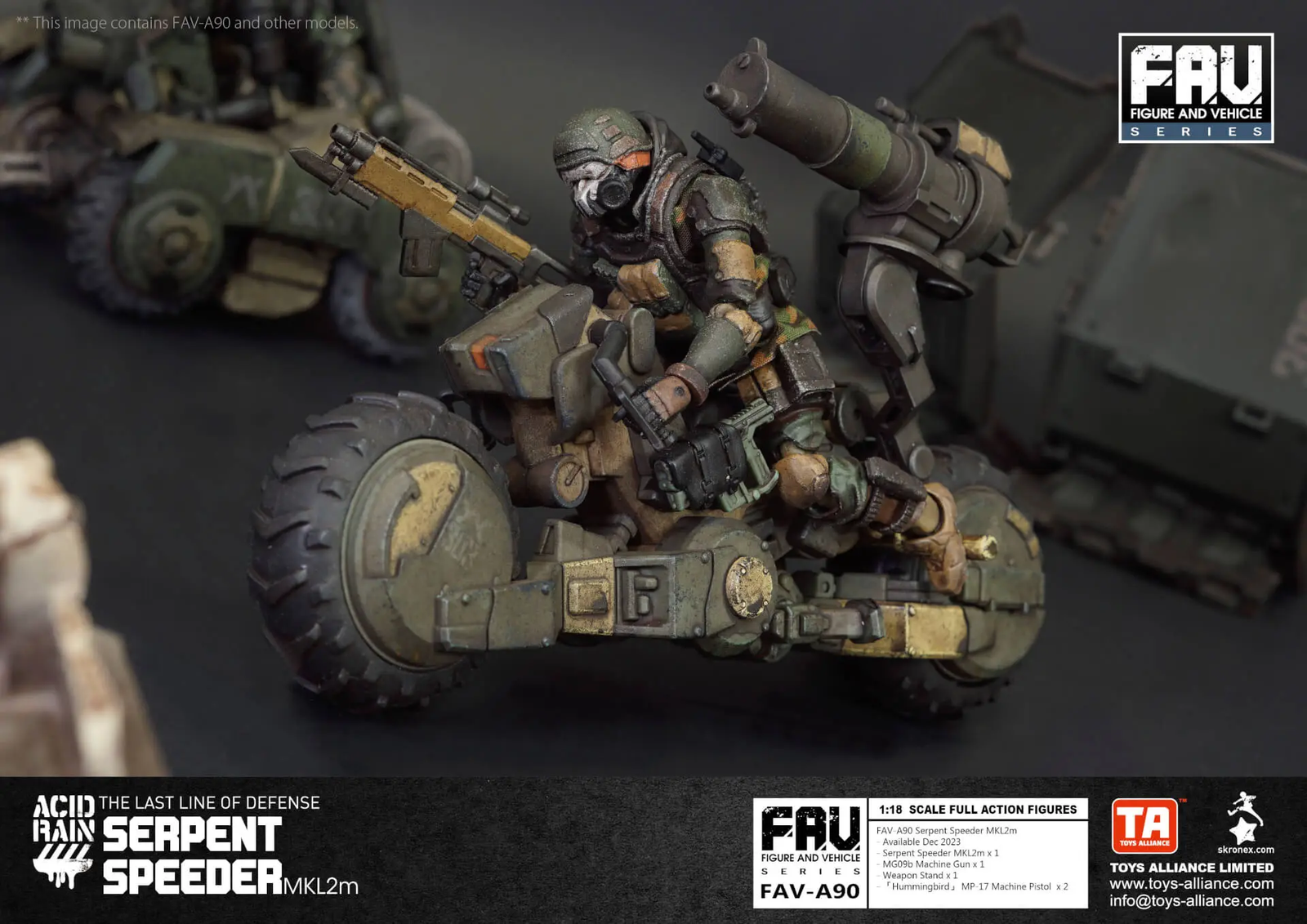 TOYS ALLIANCE x Acid Rain FAV-A90 Serpent Speeder MKL2m