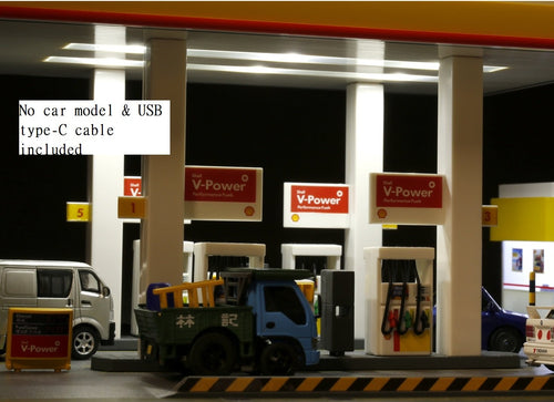 Load image into Gallery viewer, TinyQ - BQ08 Shell Hong Kong Petrol Station Diorama
