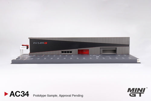 Load image into Gallery viewer, Mini GT 1/64 Diorama: NISSAN MOTORSPORTS &amp; CUSTOMIZING CO.,LTD NISMO
