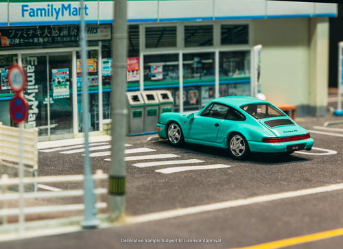 Load image into Gallery viewer, (Pre-order) Tarmac Works 1/64 Porsche 911 Carrera RS (964) Mint Green Model Car
