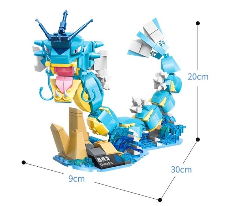 Keeppley Building Blocks Toy #B0110 : Pokemon Series - Gyarados Qman (481pcs)