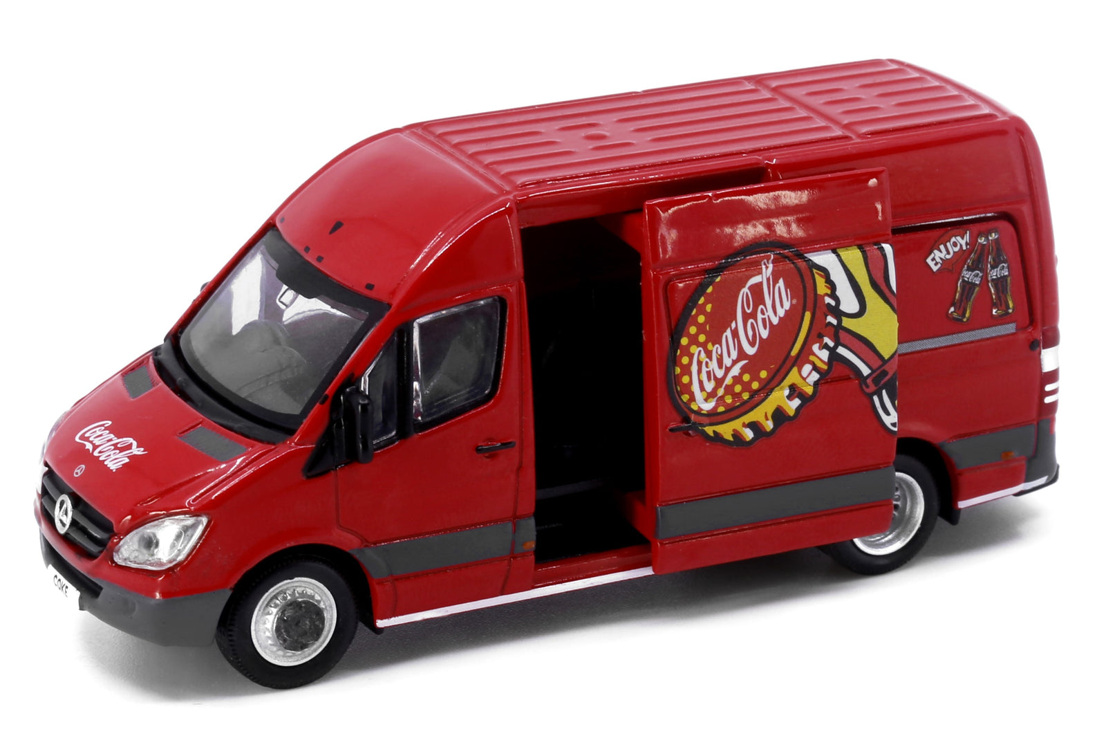 Tiny City Die-cast Model Car - MERCEDES-BENZ Sprinter Coca-Cola