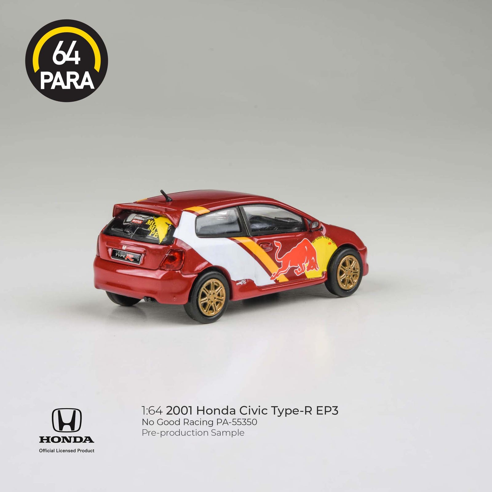 PARA64 1/64 2001 Honda Civic Type R EP3 No Good Racing Model Car